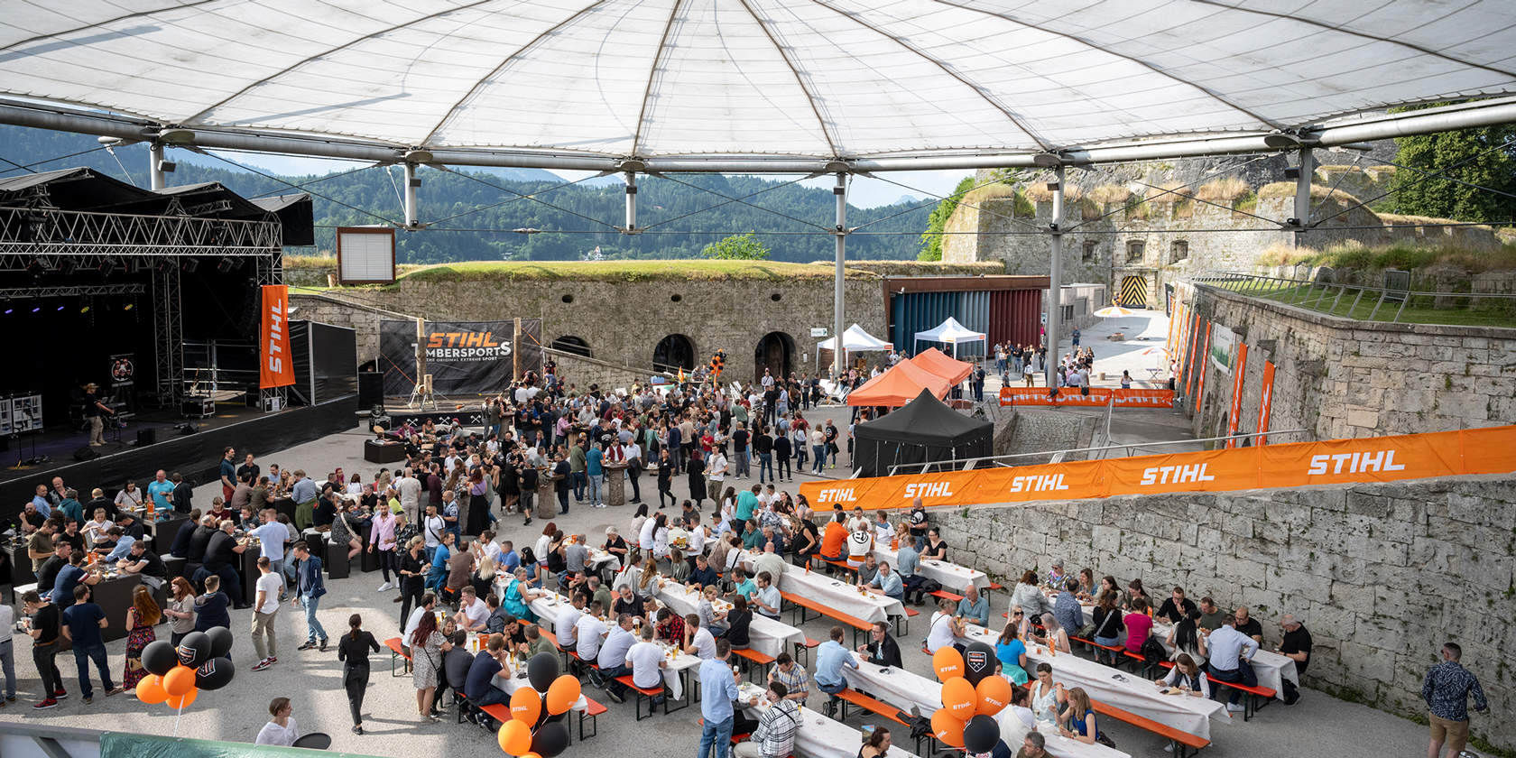 STIHL Tirol Sommerfest 2023 auf der Festung in Kufstein